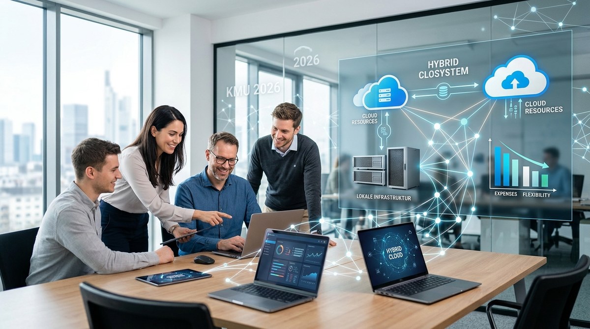 Wie mittelständische Unternehmen 2026 mit Hybrid-Cloud-Lösungen Kosten senken und flexibler werden