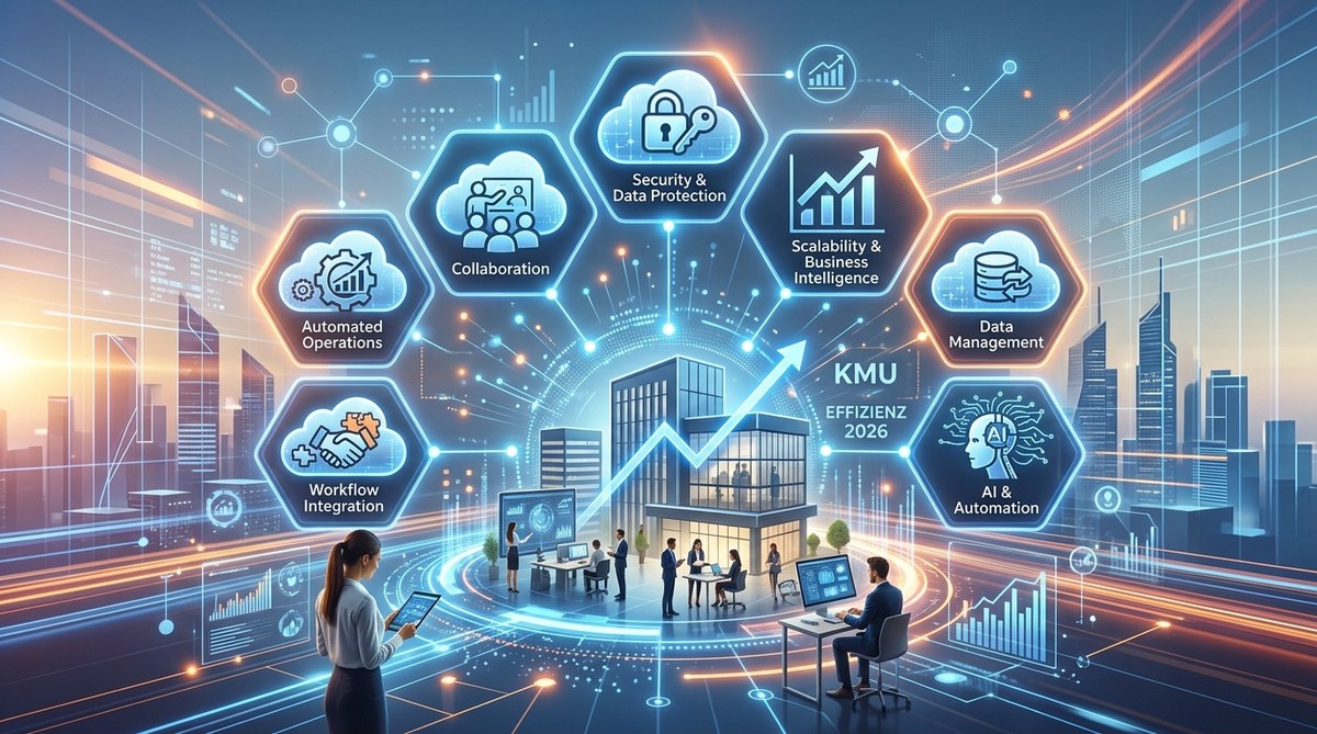 7 Cloud-Lösungen, die 2026 die Effizienz Ihres KMU steigern