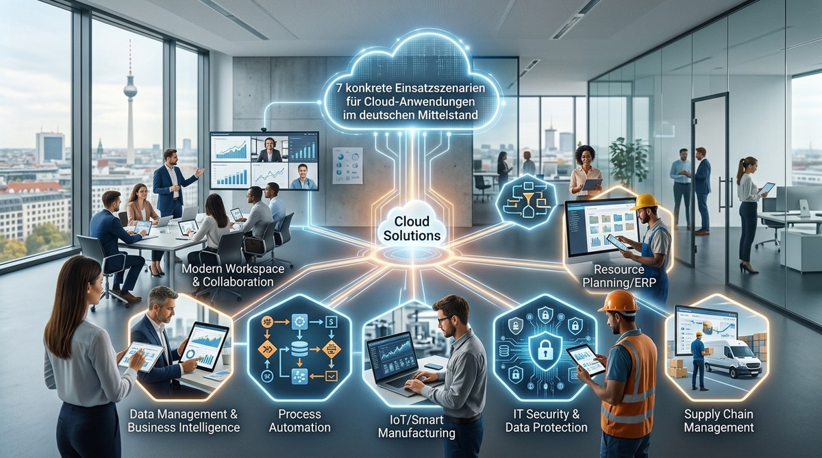 7 konkrete Einsatzszenarien für Cloud-Anwendungen im deutschen Mittelstand